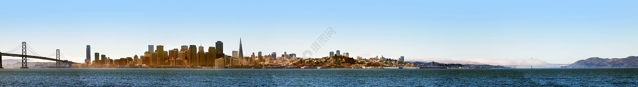 重庆千厮门大桥旧金山市中心金色目的地旅游全景国际结构海滩建筑工程电缆背景