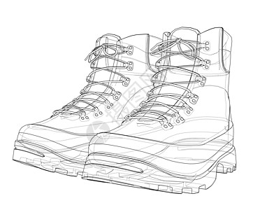 男装引导概念  3 的矢量渲染鞋类工作靴男士男人衣服男性裤子靴子草图配饰背景图片