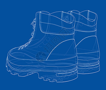 男装引导概念  3 的矢量渲染配饰鞋类裤子男士衣服男性草图剪影插图靴子背景图片