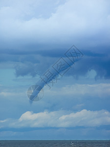海龙卷水旋风海洋龙卷风玫瑰蓝灾难高清图片素材