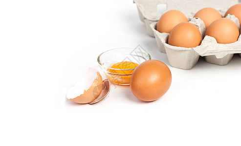 鸡蛋包装纸浆鸡蛋烹饪棕色食物案件纸盒盒子早餐农场模具包装背景