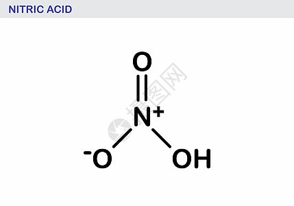 硝酸分子化学品液体硝化硝酸盐危险结构学习肥料腐蚀公式图片