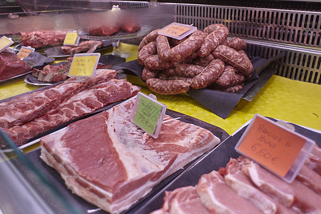 肉肉在屠宰柜台3号高清图片