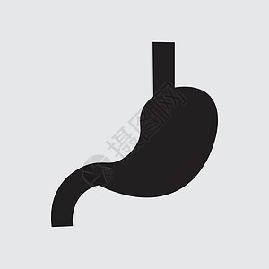 胃图标 人体内部器官符号 消化系统解剖图片