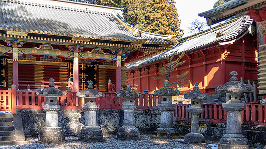 圣金科三圣商店在托绍古神社 J区尼科佛教徒日光历史性神道世界遗产神社宗教文化建筑学寺庙图片