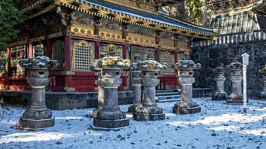 日本Nikko的托绍古神社日光佛教徒遗产神道宗教世界遗产建筑寺庙将军历史性图片