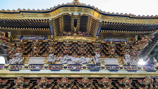日本Nikko的托绍古神社旅行世界遗产寺庙遗产佛教徒历史性历史文化将军建筑图片