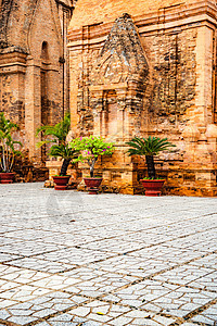 越南Nha Trang附近的Po Nagar塔宝塔历史寺庙文化旅游神社佛塔考古学旅行国家图片