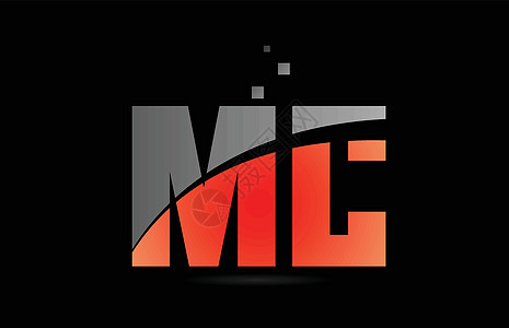 黑色背景字母字母组合 MMC M黑本底灰色图片