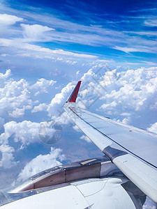 从飞机窗口中查看风景方式陆地翅膀喷射太阳飞行器目的地旅行机翼背景图片