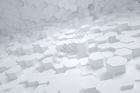 3d 渲染白色三角立方体亮度金属光泽建造几何学创造力柱子商业艺术楼梯图片