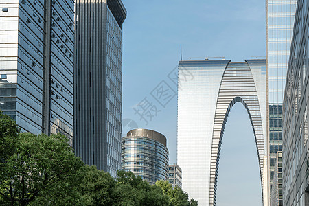 城市中心景观 现代商业背景住宅建造街道建筑学反射天空建筑物财产晴天玻璃背景图片