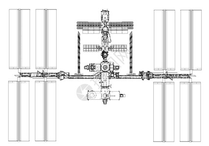 国际空间站大纲 韦克托进步环绕宇航员勘探星系飞船空间站货物航班卫星图片