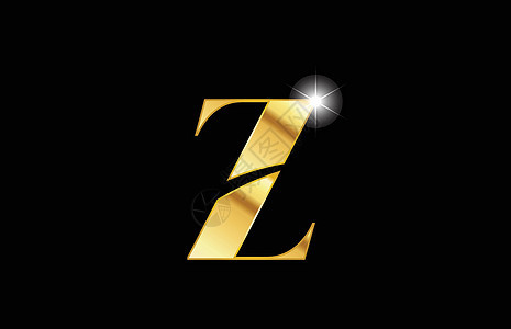 字母表字母 z 金金色金属金属标志图标设计图片