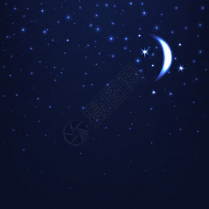 夜晚蓝色 太空 Backgroun天文学露台繁星夜空点点星系手指月亮月光外伤图片