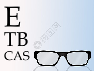 眼眼检查验光插图考试配镜师眼镜药品反射医生字母眼科图片