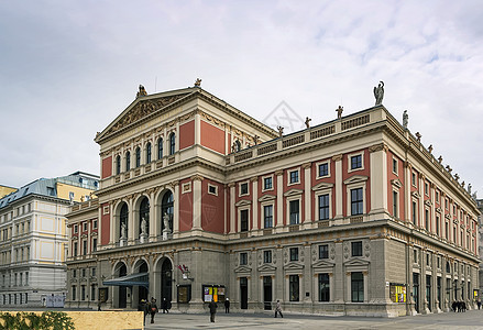 维也纳音乐会观光剧院房子乐队建筑大厅城市地标交响乐图片