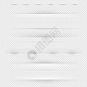 分隔线和阴影大集透明背景背景图片