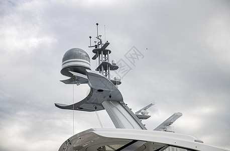 船舶天线和导航系统图片