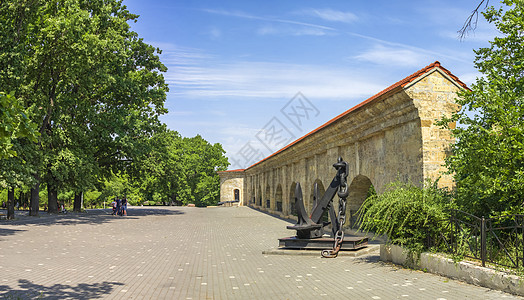 乌克兰敖德萨的检疫拱门城市印象全景博览会公园荣誉回忆港口建筑展示图片