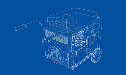 概述便携式汽油发电机 vecto乐器引擎燃料发动机插图建造气体电气交流活力图片