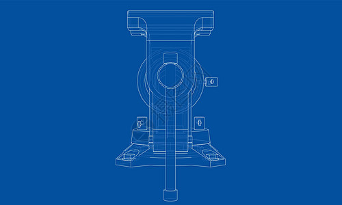 轮廓虎钳向量 线框样式插图草图服务工具技术维修建造工作乐器墨水图片