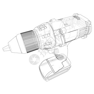 电动无绳螺丝刀 韦克托螺丝刀工作维修技术承包商钻孔电池工具墨水木工图片
