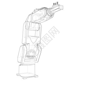 工业机器人机械手 韦克托创新电子产品商业活力手臂金属力学电脑技术控制图片