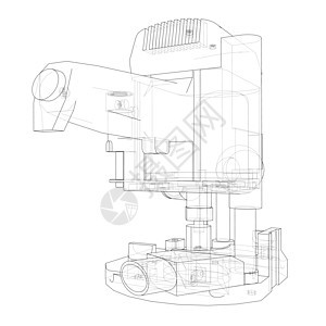 轮廓铣床 韦克托草图桌子工厂工艺技术风化维修工作服务机器背景图片