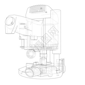 轮廓铣床 韦克托工具工程刀具工作服务桌子钻孔技术机器木工背景图片