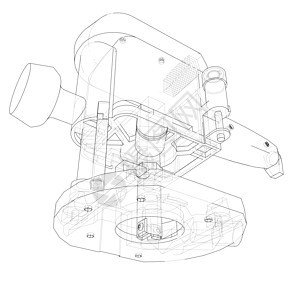 轮廓铣床 韦克托桌子刀具乐器工程工厂工具车床木匠钻孔木工背景图片