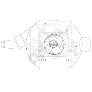 轮廓铣床 韦克托桌子建造草图铣削木工技术钻头工具墨水维修图片