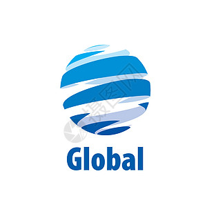 矢量标志 glob地球标签技术行星身份白色丝带网络公司互联网图片