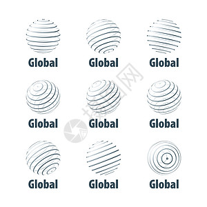 矢量图标 glob全球技术互联网标签商业白色社会世界行星公司图片