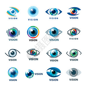 在眼睛的形状上签名  ico 的矢量插图创造力技术手表视频照片光学镜片眼球眼科摄影图片