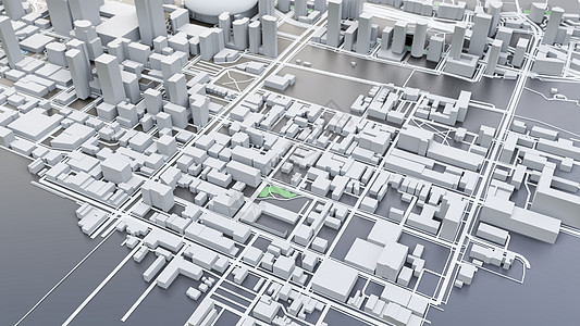 3D 未来派城市建筑技术高楼全景摩天大楼金融小说建筑学景观天际街道图片