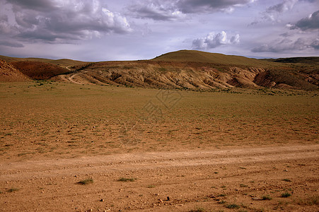 沙漠景观 红河谷的草原 阿尔泰 西伯利亚 俄罗斯 风景图片