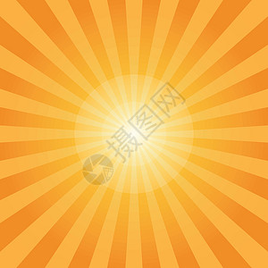 抽象阳光橙色光线背景-它制作图案矢量图片