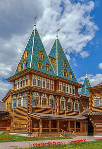 莫斯科的Wooden宫殿图片