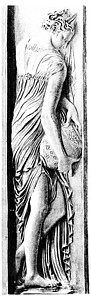 Jean Goujon的女神之一 古代雕刻高清图片