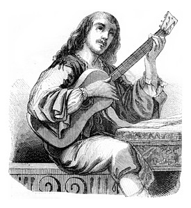 吉他罗 古代雕刻图片