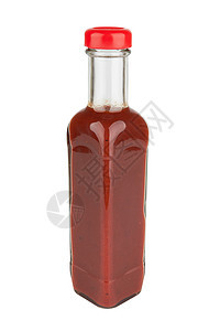 红辣酱玻璃食物红色味道白色辣椒瓶子调味品产品胡椒图片