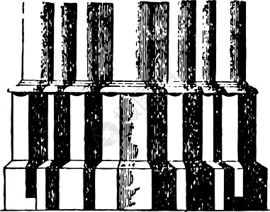 早期哥特型的古代原体雕刻图片
