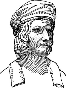 克里斯托弗哥伦布复古插画地面白色艺术绘画维托艺术家插图雕刻黑色图片