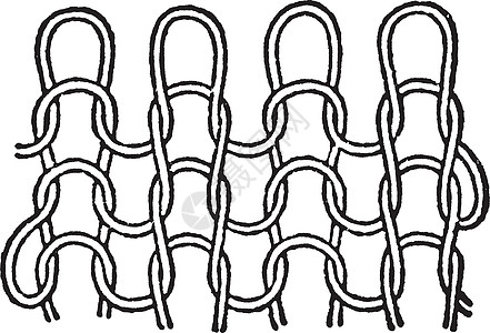 罗纹针迹是一种图案 其中垂直条纹的 stockinet图片