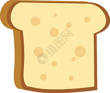 面包切片矢量彩色插图谷物午餐食物菜单厨房绘画化合物种子碳水烹饪图片