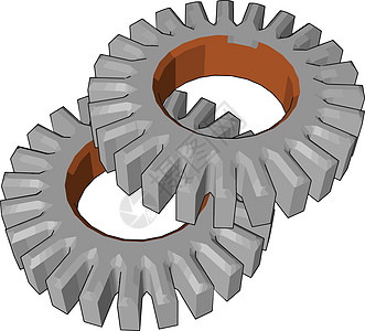 使用刺激齿轮矢量或颜色插图背景图片