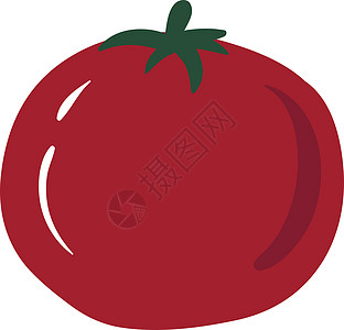 番茄矢量或彩色插图沙拉食物绘画红色黑色背景图片