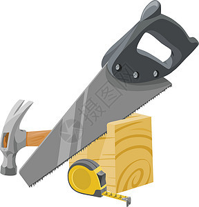 木工工具矢量手工具硬件尺寸锤子磁带工业金属木头木匠木材图片