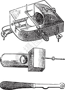 牡蛎工具 古代雕刻白色艺术绘画海鲜乐器黑色电邮艺术品蚀刻机械图片